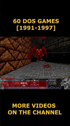 60 Dos Games in 10 minutes [1991-1997] #shorts #oldgames #retrogaming