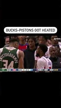 Malik Beasley took issue with Giannis Antetokounmpo trolling him late in Bucks-Pistons 😳