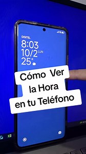 1.4K views · 5.7K reactions | Cómo Ver la hora en tu Teléfono correctamente #Teléfono #tips #hacks #facebookviral | Ali Ojeda | Facebook