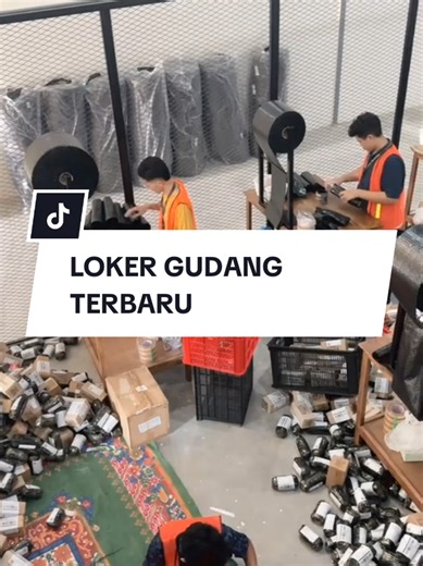Loker gudang terbaru untuk pendaftaran cukup bawa KTP dan KK sudah bisa langsung kerja, minat langsung cek bio...#loker #gudang #paking #lokerterbaru #fyp
