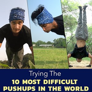119K views · 49 shares | Pushups are fun for some pain for others. In this case it’s a lot of pain... for Vivek. Check out the fittest guy at Ok Tested and see if you can do any of the ones he’s conquered in the video. For more exclusive content, download the Ok Tested app: play.google.com/store/apps/details?id=com.oktested Follow Us On Instagram: https://www.instagram.com/scoopwhoopoktested/ | Ok Tested | Facebook
