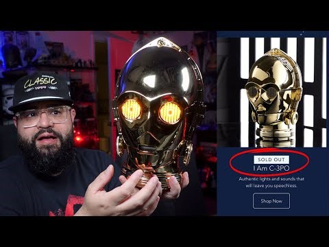 WOW Disney C3PO Talking Head that SOLD OUT