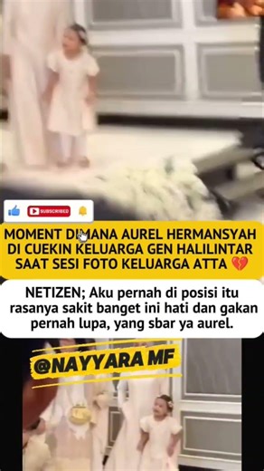 Aurel Hermansyah di kucilkan tak di anggap oleh keluarga gen halilintar💔#fypシ #fyp #trending #shorts