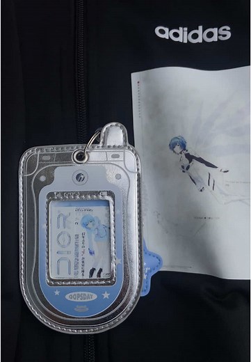 Rei Ayanami Inspired Keychain Design