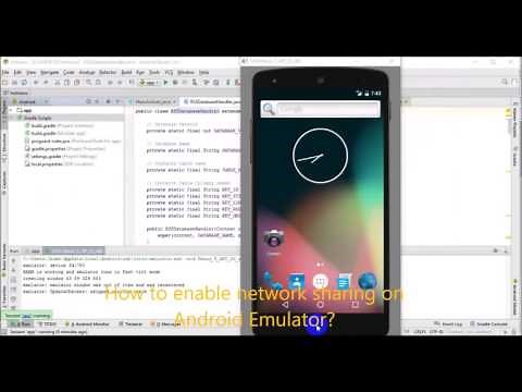 Enable internet on Android Emulator