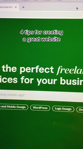 Need some tips for creating a great website? Check out Web Design on Fiverr #fyp #foryoupage #fiverr #website #websitetips