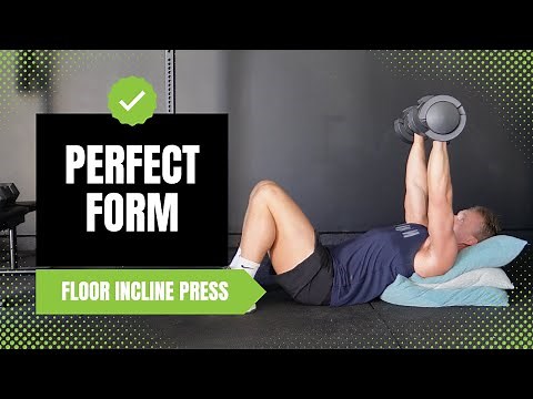 How To: Floor Dumbbell Incline Press Without Bench