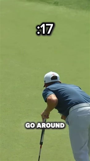 Cliffhanger putt from Tommy Fleetwood #golf #pga #tommyfleetwood