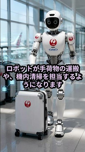 JALが羽田に人型ロボ投入！