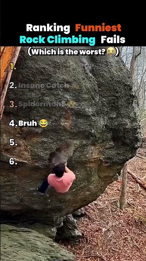Ranking Funniest Rock Climbing Fails #usa