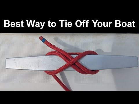 Cleat Hitch - Easiest way to tie up your boat