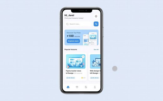 Figma的APP手机端 UIUX 设计（线框和原型）- 第1期