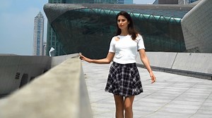 Watch Women's Flared Mini Skirt with Shorts on Amazon Live