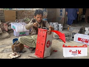 Dead Old Battery Restoration | The Complete Lead Acid Battery Restoration Process | Handmade Work