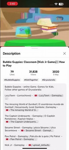 The book dances to Bubble Guppies theme ending song