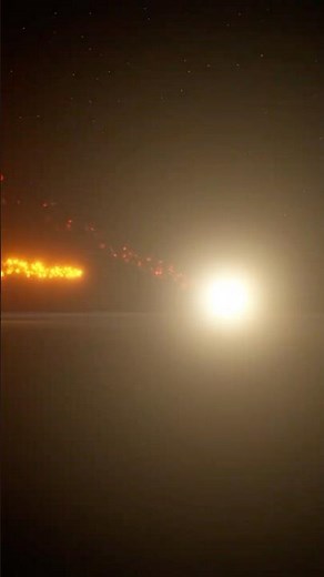 This is what an Asteroid Impact looks like from Earth ☄️#space