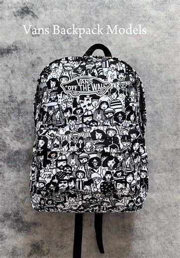 Vans Backpack ទាំង 3 ម៉ូត - មានស្តុកស្រាប់ #fyp #vans #backpack #phnompenhcity #vansbackpack