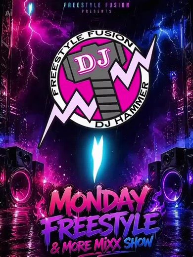 Turn it up and get ready… because the storm is coming 🌧️🔥 This Monday, May 11th, we’re bringing the energy ALL the way UP ⬆️ for the Monday Freestyle & More Mixx Show LIVE on TikTok from 7 PM to 10 PM EST! Join myself DJ Hammer 🔨 alongside the Elite Mixx Mods as we take over Freestyle Fusion Radio — where the beats never stop! And yo… we riding the wave 🌊 with that powerhouse anthem “Rain On Me” by Lady Gaga & Ariana Grande 💃⚡ — so whether it’s rain, thunder, or straight FIRE… we dancing th