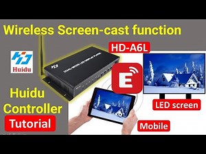 HUIDU A6L Player Newest Screen-Cast Function with Eshare Service