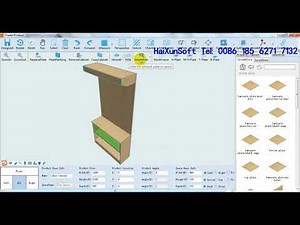 CNC Nesting Software for Cabinets Haixunsoft V4 0 Demo Video New EN