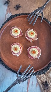 7K views · 183 reactions | SPOOKY, CHEESY EYEBALLS 燎️ The best part?...