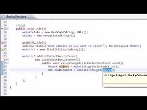 Intermediate Java Tutorial - 31 - Listening for User Events