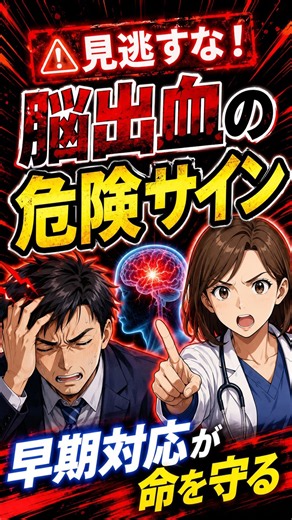 【出血の場所で症状が変わる！知っておきたい脳出血の種類と危険な初期サイン】◯
