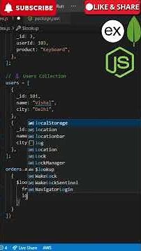 Mongoose Aggregation $lookup Stage Explained | Perform Joins Between Collections in Node.js