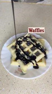 Quick Breakfast Idea: Homemade Waffles