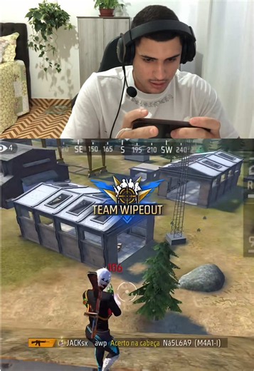 6 kills em 30 segundos de M4A1😳🔥 #FreeFire #FutebolFF #ArbitroFFGIP | Free Fire