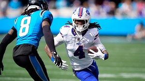 Bills RB James Cook's incredible stats & numbers in Week 8 game vs. Panthers