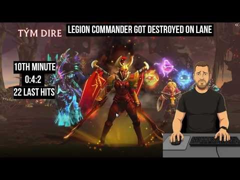 Dota2 Legion Commander lane fail - help me to prevent this again