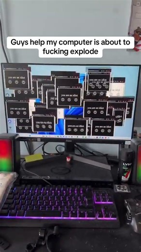 🔥 Guys… Help! My PC Is About to Explode?! 😱💻 #tech #pcbuild #shorts