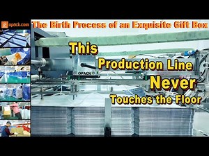 How Luxury Gift Boxes Are Made｜Custom Packaging Process｜Opack