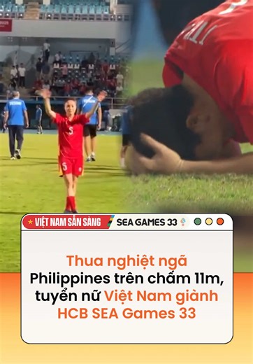 Bóng đá nữ Việt Nam khép lại SEA Games 33 với tấm HCB. Trước đó, tuyển nữ Việt Nam đã có bàn thắng trong 90 phút thi đấu chính thức nhưng bị trọng tài