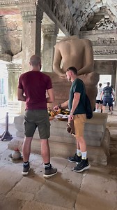 Buddha body without head at Taphrum temple Cambodia 🇰🇭 | ញឹម សុីដេត - Nhoem Sidet