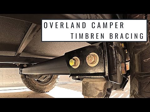 DIY Overland camper trailer build: Timbren axle-less suspension crossmember