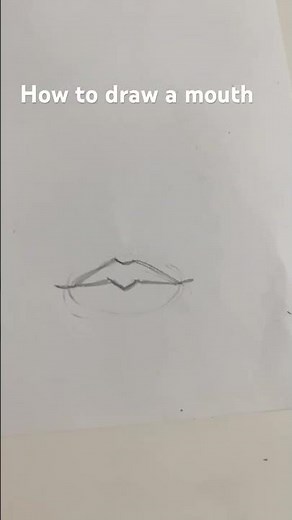 How to draw a mouth