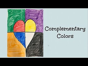 Complementary Colors Art Lesson for Kindergarten and 1st Grade Students