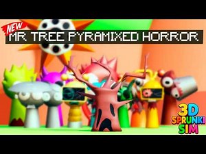 How to get Mr Tree Pyramixed Horror Badge Morphs In 3D Sprunki SIM - Roblox