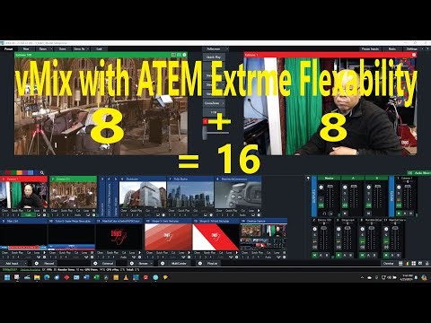 vMix with ATEM Extreme Flexibility