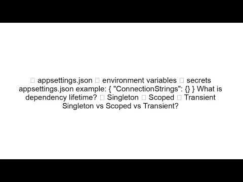 ASP.NET Core Interview Questions and Answers (Beginner to Advanced)
