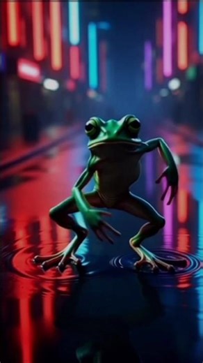 GALACTIC BUDOTS FROG: The Craziest Alien Dance You’ll Ever See!🐸 #shorts #dancingfrog #budots
