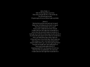 Drake- 9 with Lyrics/ Audio.