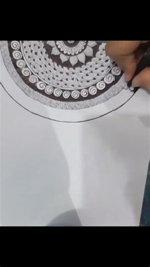 Relaxing Mandala Drawing ✨ | Therapeutic Art Session #mandla #viralart #drawing