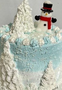 20K views · 404 reactions | Winter Snowman Cake Decoration  Home Tutorial ❤️ Just for cake lovers  | HAFSI | Facebook