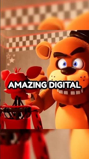 What if FNAF was in AMAZING DIGITAL CIRCUS ?! 🤣😭 #shorts