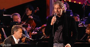 Andrea Bocelli & David Foster Deliver a Powerful Performance of “Because We Believe”