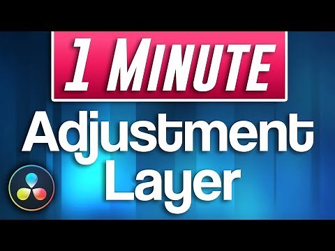 How to Add an Adjustment Layer in Davinci Resolve
