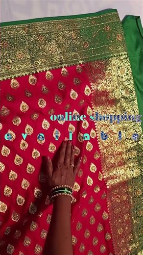 Bridal Red Banarasi Saree with Gold Zari